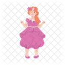 Princesa Vector Rosa Icono