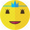 Princesa Emoji Sorridente Ícone