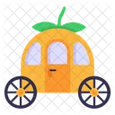 Princess Carriage Wagon Pumpkin Carriage Icon
