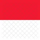Principality Of Monaco Flag Country Icon
