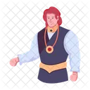 Principe De Fantasia Principe Real Personagem Real Ícone