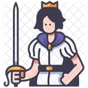Principe Medieval Historia Icono