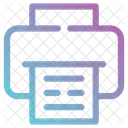 인쇄 프린터 종이 아이콘