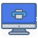 Print Monitor Screen Icon
