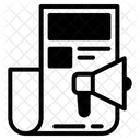Print Advertising  Icon
