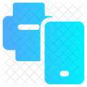 Print And Smartphone  Icon