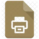 Print File Document Icon