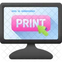 Print Printer Paper Icon