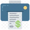 Print Invoice Ink Payment Icon