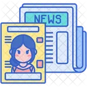 Print Journalism Report Paper Icon