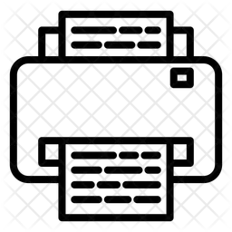 인쇄 기계  아이콘