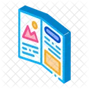 Printed Booklet Polygraphy Icon