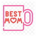 Printed Cup Best Mom Printed Cup Mom Cup アイコン