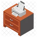 Printer Printer Table Office Equipment Icon