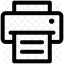 Print Output Fax Icon