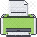 Printer Paper Gadget Icon
