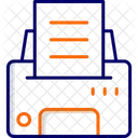 Printer Fax Paper Icon