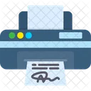 Printer Document Fax Icon
