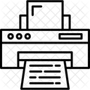 Printer Fax Paper Icon