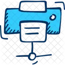 Connection Document Network Icon