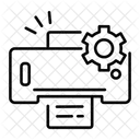 Printer Settings Maintenance Configuration Icon