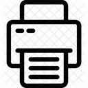 Printing Device Paper Icon