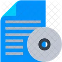 Printing Document Cd Disc Icon
