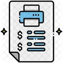 Printing Price Print Price Printing Icon