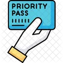 Prioritat Pass Ticket Symbol