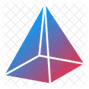 Shape Design Pyramid Icon