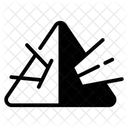 Prism Polyhedron Reflection Icon