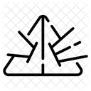 Prism Polyhedron Reflection Icon