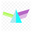 Prism Shape Design Icon