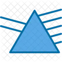 Prisma Hexagonal D Formato D Geometrico Ícone