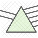 Prisma Hexagonal D Formato D Geometrico Ícone