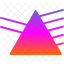 Prisma Hexagonal D Formato D Geometrico Ícone