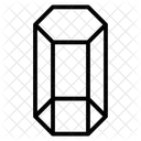 Prisma Hexagonal Forma Matematica Ícone