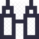 Binocular Campo Vidrio Icon