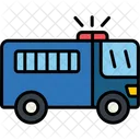 Prison Bus Army Bus Icon