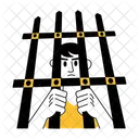 Prisoner Custody Inmate Icon