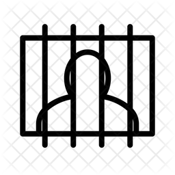 Prisoner Icon - Download in Line Style