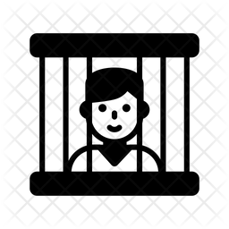 Prisoner Icon - Download in Glyph Style