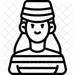 Prisoner Icon - Download in Line Style