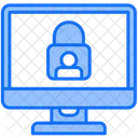 Privacidad En Linea Acceso Privado Red Icono
