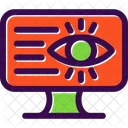 Privacidad En Linea Monitor En Linea Icono