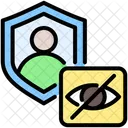 Privacidad Cuenta Oculto Icono
