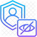 Privacidad Cuenta Oculto Icono