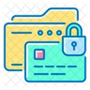 Privacy Bank Card Lock Icon