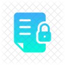 Privacy Password Document Icon