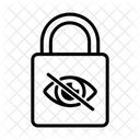 Privacy Content Locked Invisible Icon